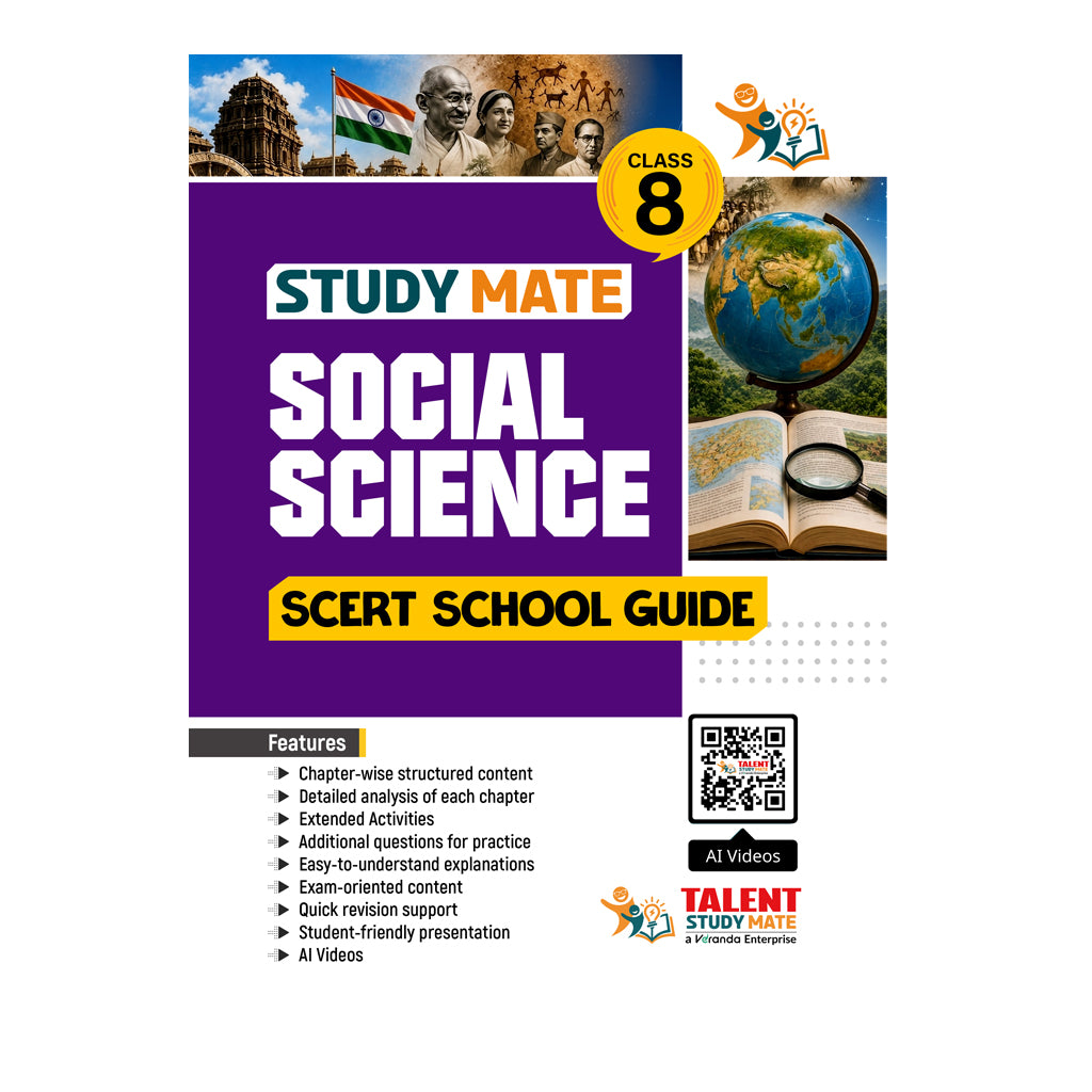 Talent Study Mate Class 8 combo School Guide With New Kerala SCERT Syllabus