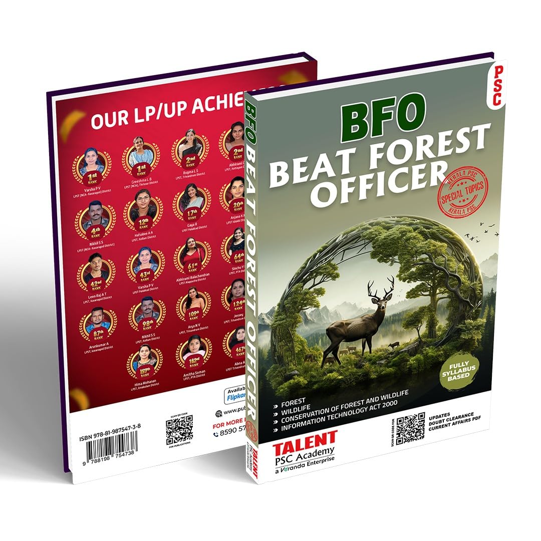 Kerala PSC Beat Forest Officer Special Topics Book by Talent Academy