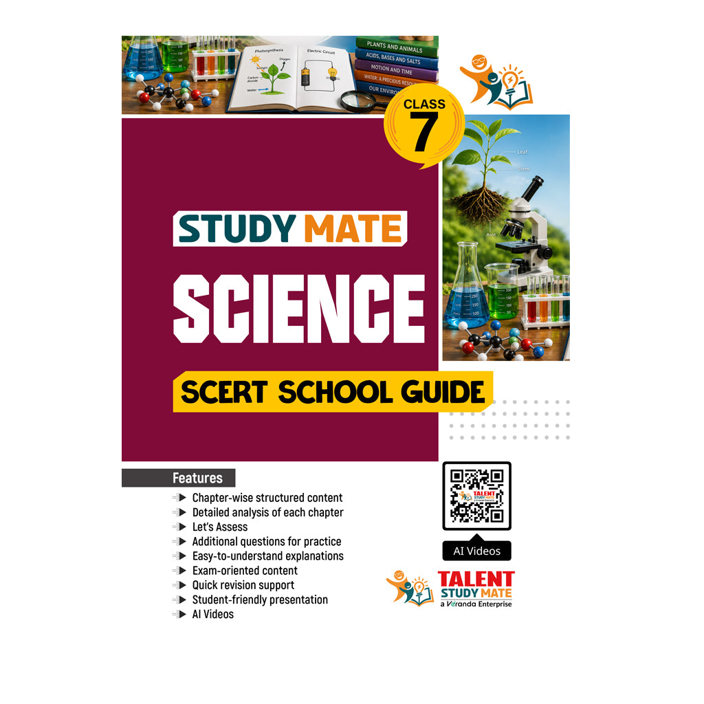 Talent Study Mate Class 7 combo School Guide With New Kerala SCERT Syllabus