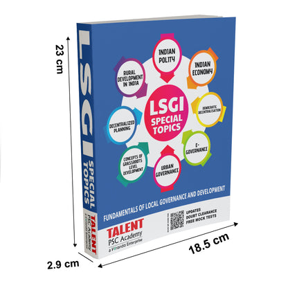 Kerala PSC LSGI SPECIAL TOPICS 2024 Book by Talent Academy