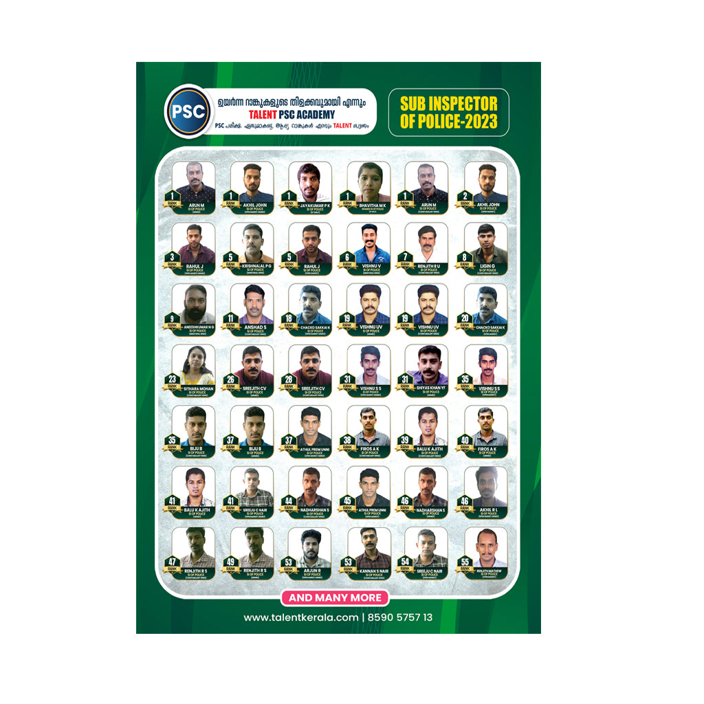 Kerala PSC LSGI SPECIAL TOPICS 2024 Book by Talent Academy