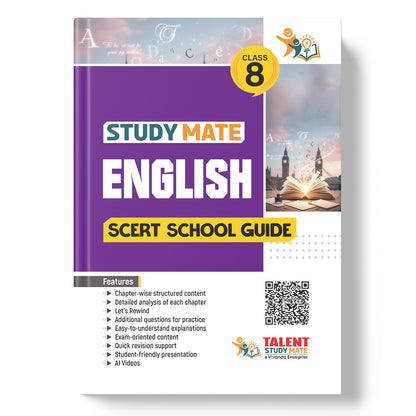 Talent Study Mate Class 8 English School Guide Book With New Kerala SCERT Syllabus