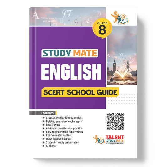 Talent Study Mate Class 8 English School Guide Book With New Kerala SCERT Syllabus