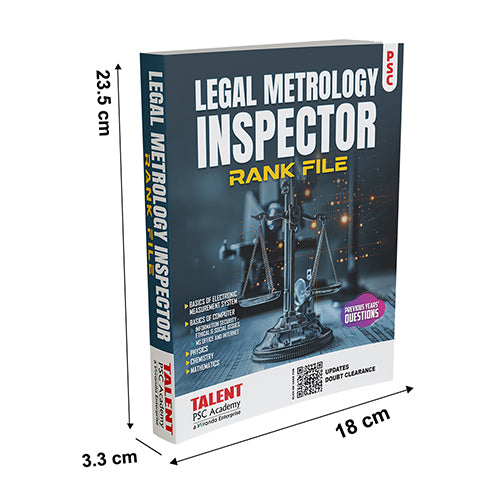 Kerala PSC Legal Metrology Inspector Rank File 2026 Book By Talent Academy