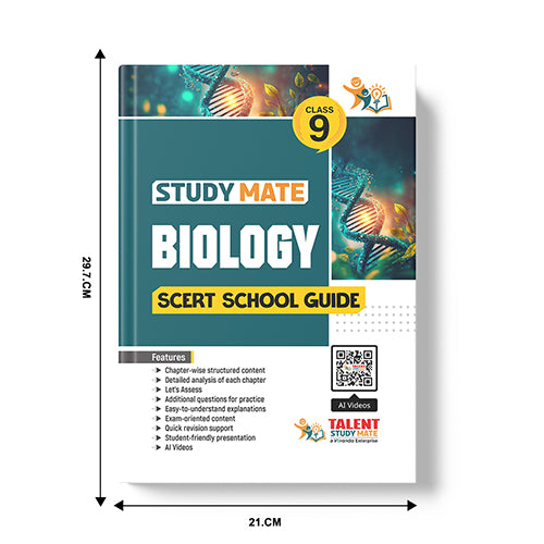 Talent Study Mate SCERT Class 9 Biology School Guide | 2026–2027 Edition | 1 Volume Complete Guide with New SCERT Syllabus for Class 9 Exams