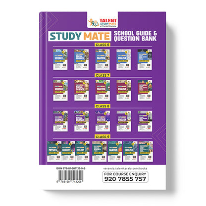 Talent Study Mate SCERT Class 8 Science School Guide | 2026–2027 Edition | 1 Volume Complete Guide with New SCERT Syllabus for Class 8 Exams