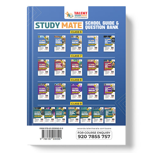 Talent Study Mate SCERT Class 6 Social Science School Guide | 2026 – 2027 Edition | 1 Volume Full Guide with New SCERT Syllabus for Class 6 Exams