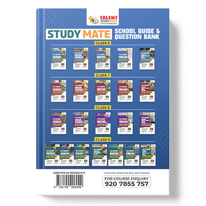 Talent Study Mate SCERT Class 6 Social Science School Guide | 2026 – 2027 Edition | 1 Volume Full Guide with New SCERT Syllabus for Class 6 Exams