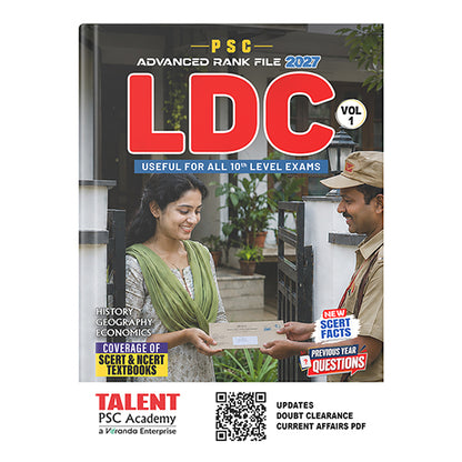 Kerala PSC LDC Advanced Rank File 2027 Book by Talent Academy