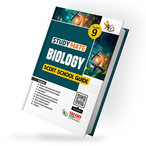 Talent Study Mate SCERT Class 9 Biology School Guide | 2026–2027 Edition | 1 Volume Complete Guide with New SCERT Syllabus for Class 9 Exams