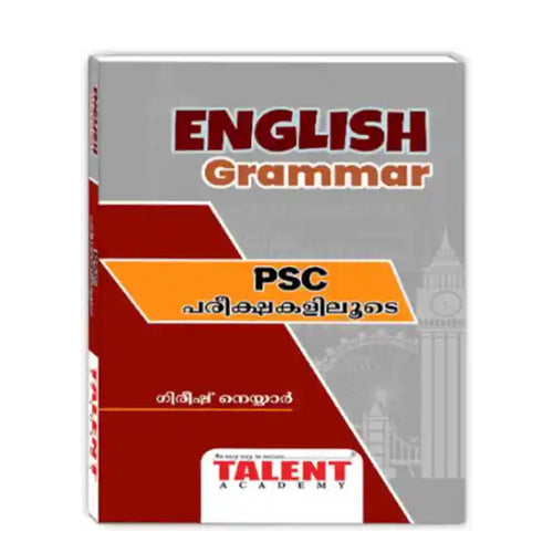 Kerala PSC English Grammar Book By Talent Academy