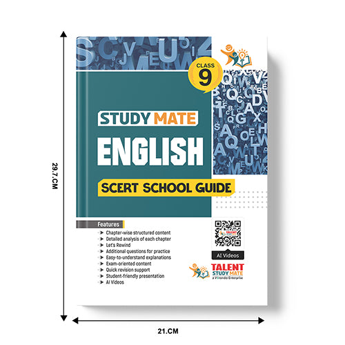 Talent Study Mate SCERT Class 7 English School Guide | 2026–2027 Edition | 1 Volume Complete Guide with New SCERT Syllabus for Class 7 Exams