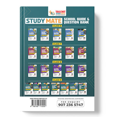 Talent Study Mate SCERT Class 7 English School Guide | 2026–2027 Edition | 1 Volume Complete Guide with New SCERT Syllabus for Class 7 Exams