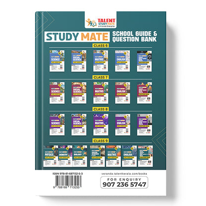 Talent Study Mate SCERT Class 7 English School Guide | 2026–2027 Edition | 1 Volume Complete Guide with New SCERT Syllabus for Class 7 Exams
