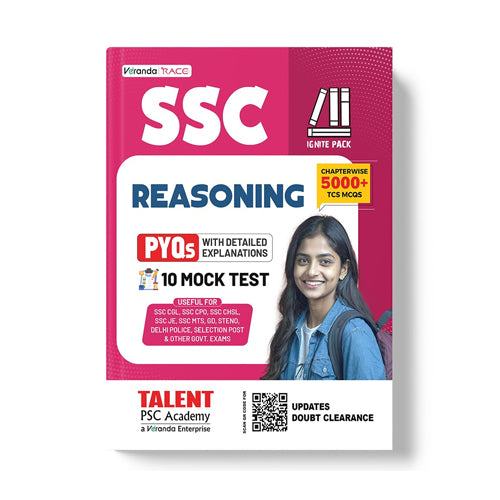Kerala PSC, SSC Reasoning Previous year Question Paper Book By Talent Academy
