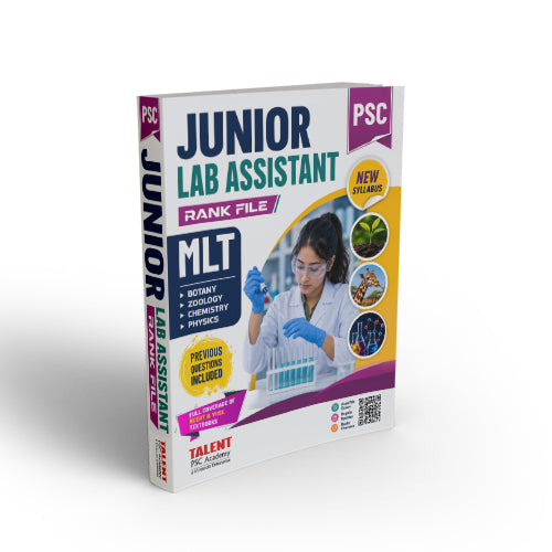Kerala PSC Junior Lab Assistant Rank File New Syllabus 2026 Book By Talent Academy