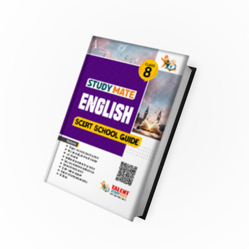 Talent Study Mate Class 8 English School Guide Book With New Kerala SCERT Syllabus