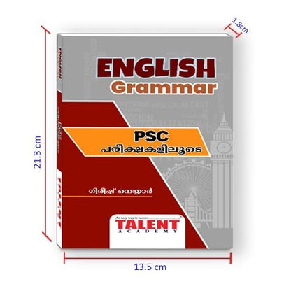 Kerala PSC English Grammar Book By Talent Academy