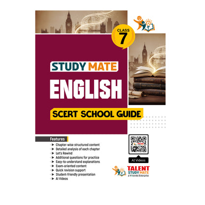 Talent Study Mate Class 7 combo School Guide With New Kerala SCERT Syllabus