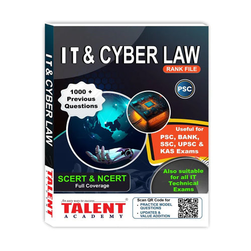 Kerala PSC IT & Cyber Law Rank file Books By Talent Academy