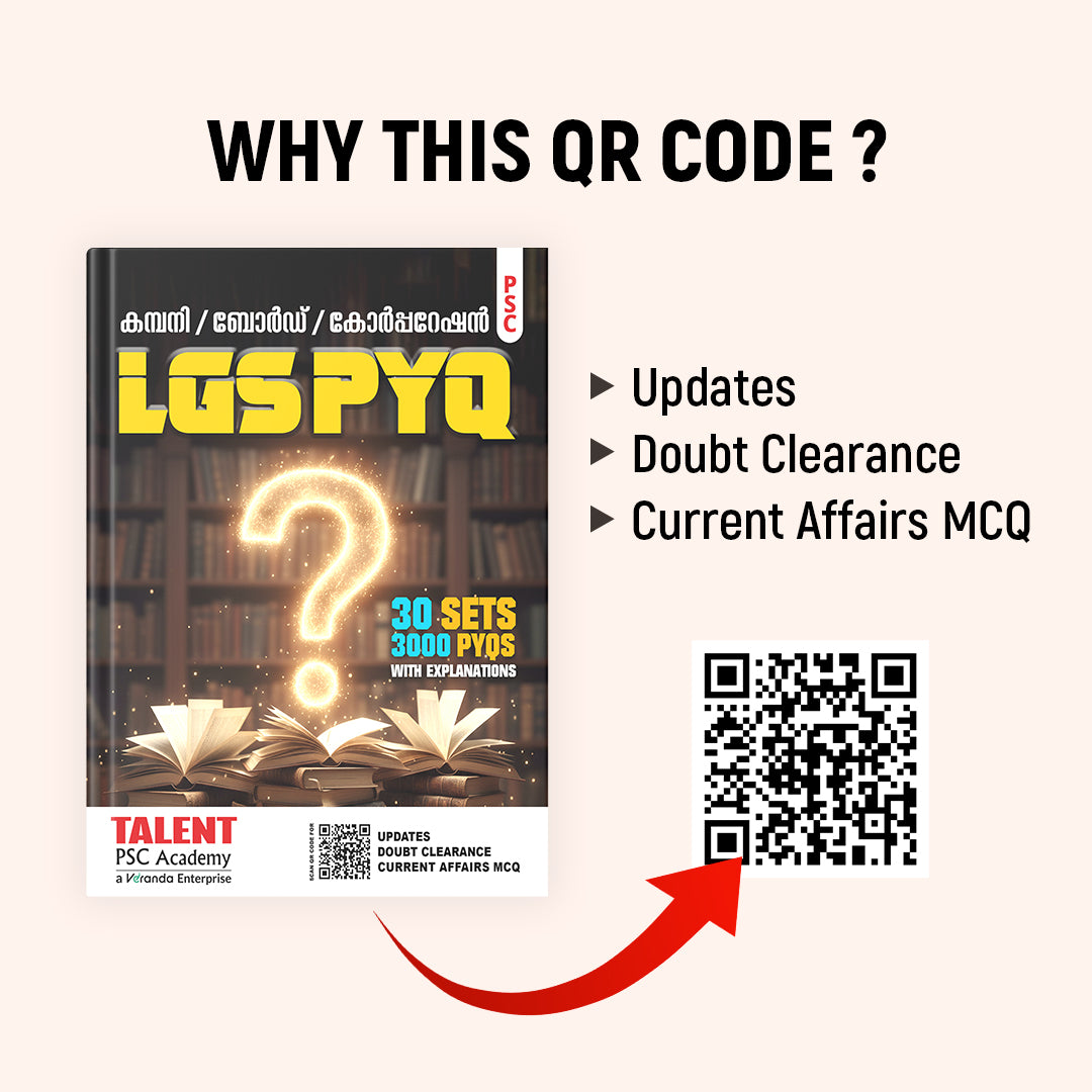 Kerala PSC Company/Board LGS Previous Year Questions Book by Talent Academy