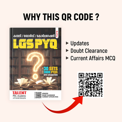 Kerala PSC Company/Board LGS Previous Year Questions Book by Talent Academy
