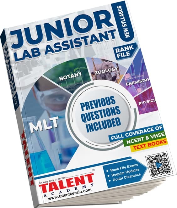 Kerala PSC Junior Lab Assistant 2025 Rank File Book By Talent Academy