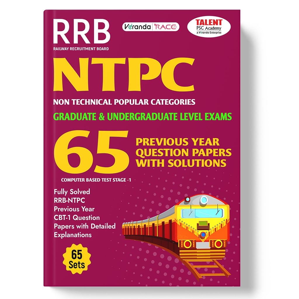 Kerala PSC SSC & Railways Book Combo - SSC GD, MTS & RRB NTPC Previous Questions By Talent Academy