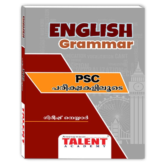 Kerala PSC English Grammar Book By Talent Academy