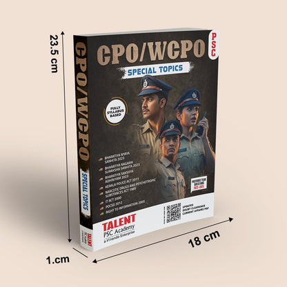 Kerala PSC CPO Special Topics Book by Talent Academy