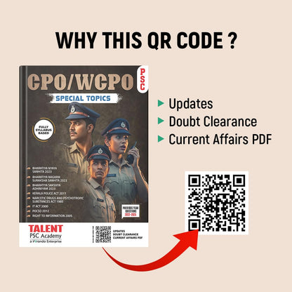 Kerala PSC CPO Special Topics Book by Talent Academy