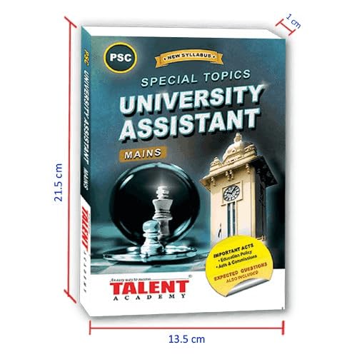 Kerala PSC University Assistant Mains Special Topics Book by Talent Academy
