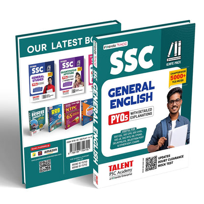 Kerala PSC SSC General English Previous Year Questions Books By Talent Academy