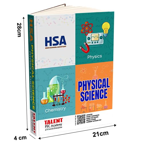 Kerala PSC HSA Physical Science Rank File Book By Talent Academy