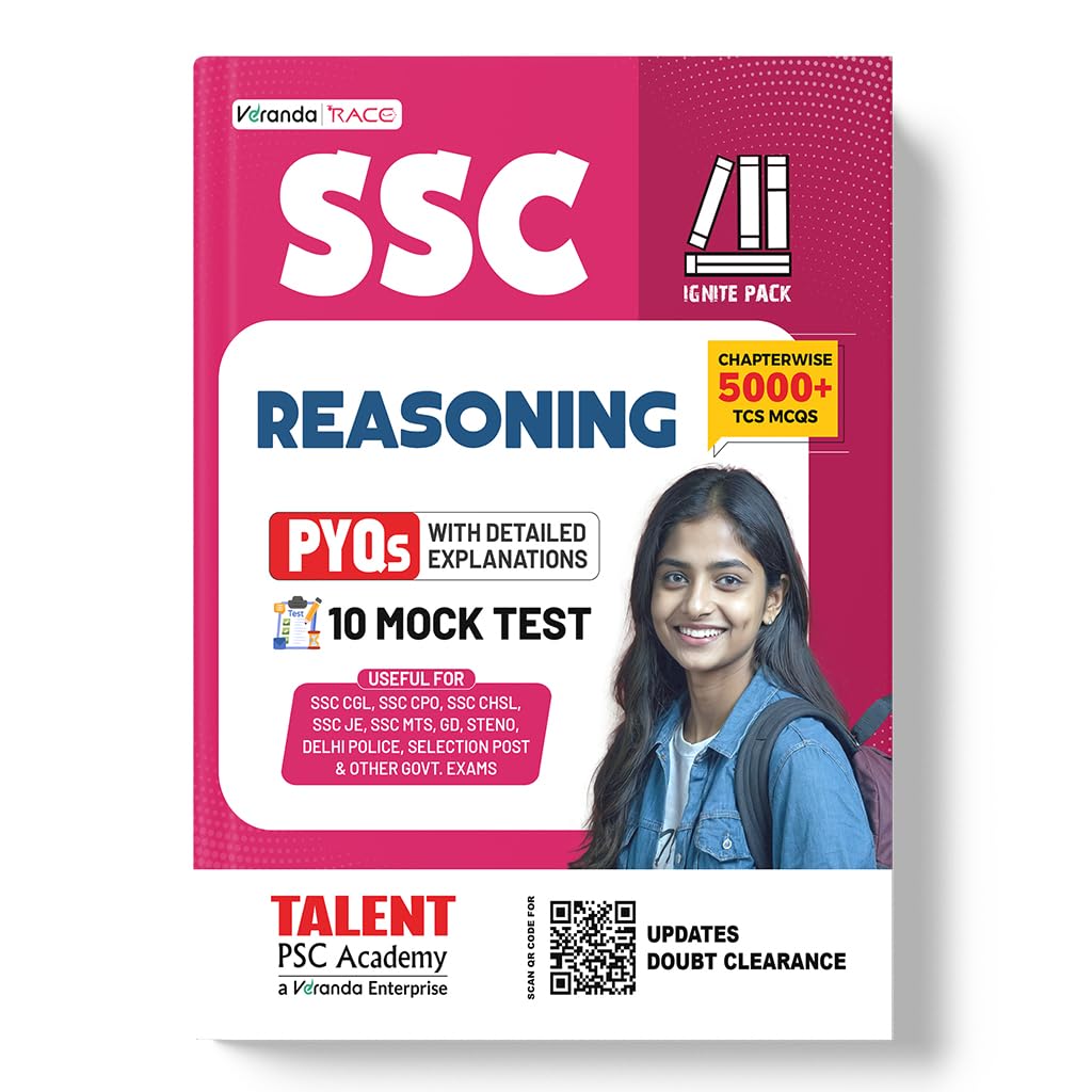 Kerala PSC, SSC Reasoning Previous year Question Paper Book By Talent Academy