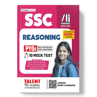 Kerala PSC, SSC Reasoning Previous year Question Paper Book By Talent Academy