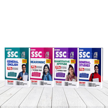 Kerala PSC SSC Combo books of General English, Reasoning, Quantitative Aptitude & General Studies By Talent Academy