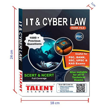 Kerala PSC IT & Cyber Law Rank file Books By Talent Academy