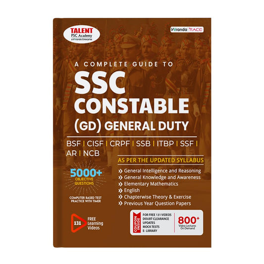 Kerala PSC SSC Constable GD Books Complete Study Guide by Talent Academy