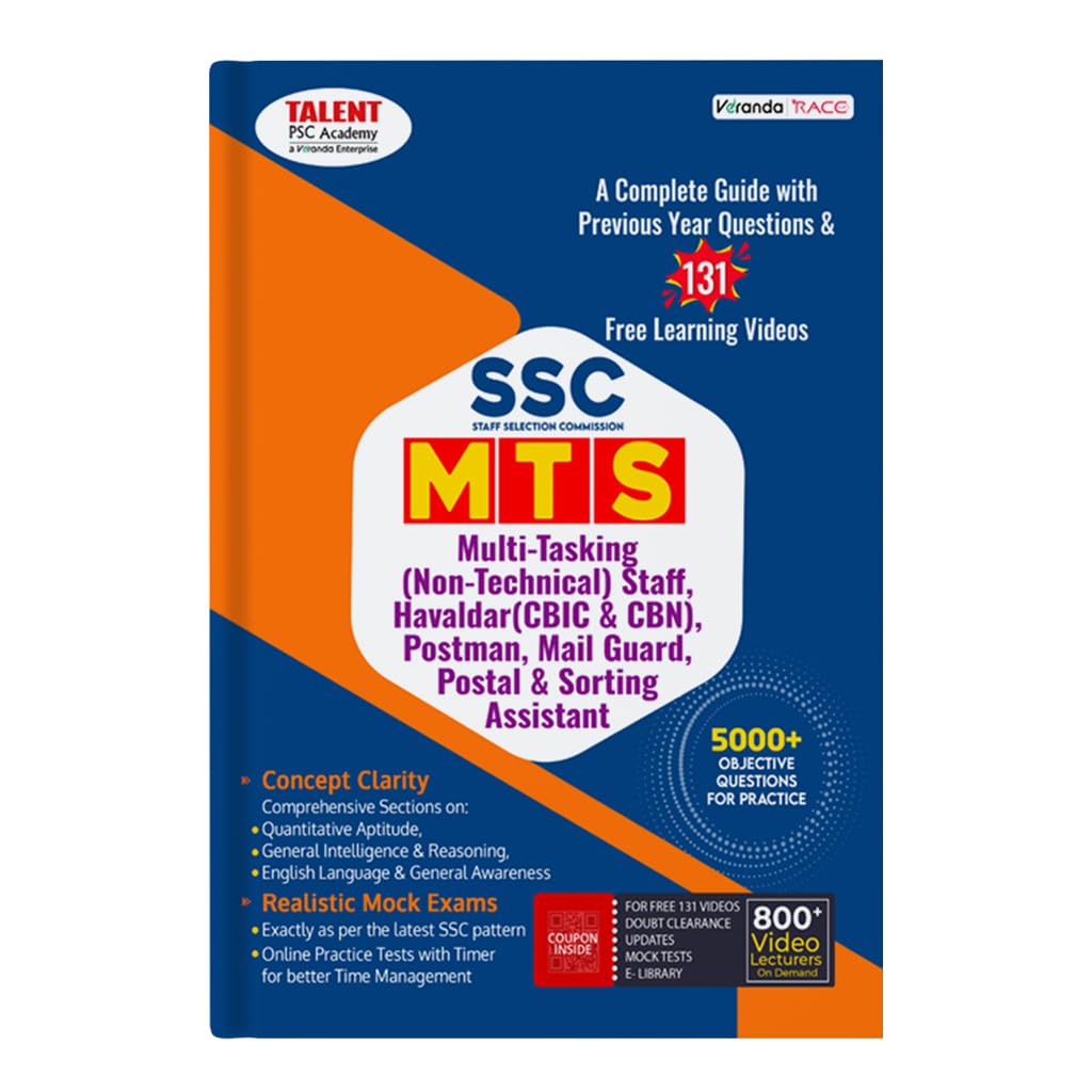 Kerala PSC SSC MTS Assistant Books By talent Academy