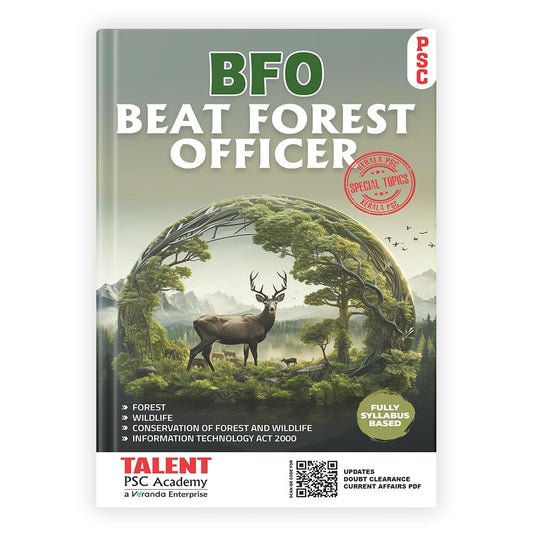 Kerala PSC Beat Forest Officer Special Topics Book by Talent Academy