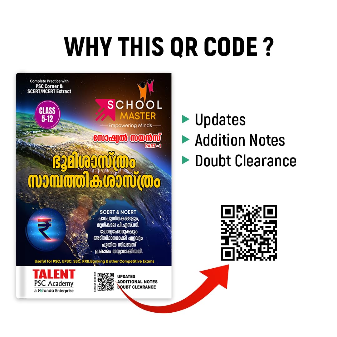Kerala PSC School Master Geography & Economics Books By Talent Academy