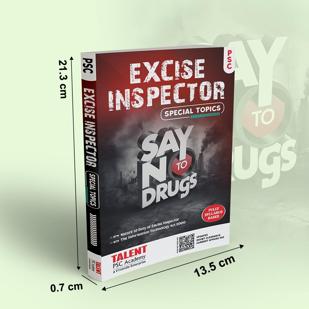 Kerala PSC Excise Inspector Special Topics Book by Talent Academy