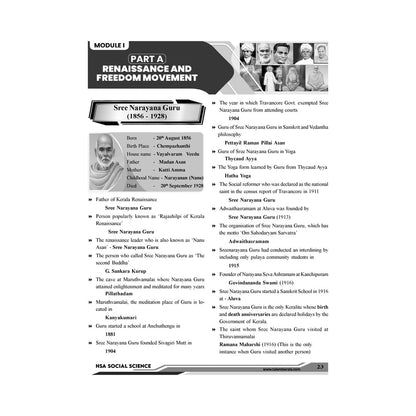 Kerala PSC HSA Social Science Rank File Books By Talent Academy