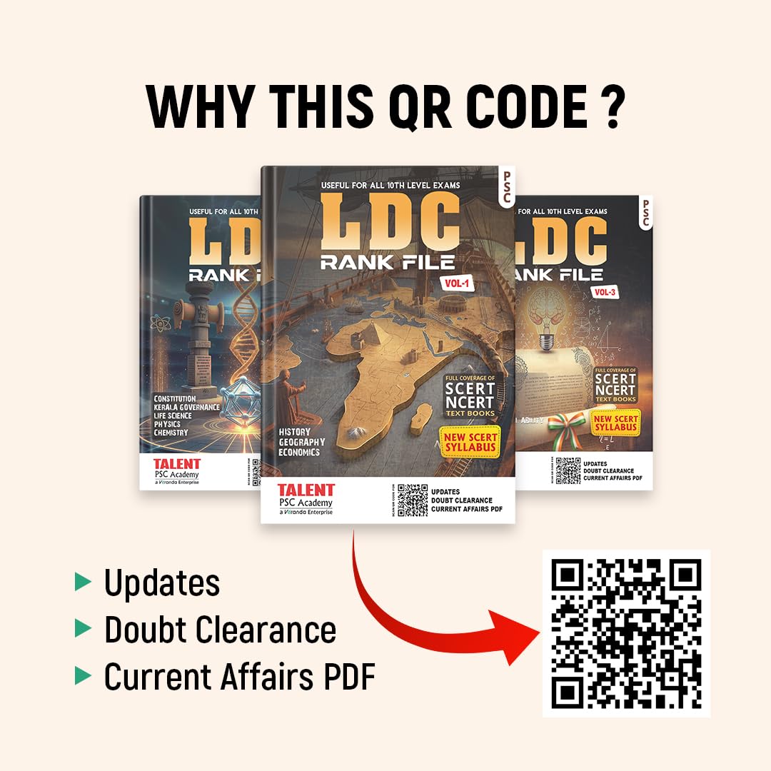 Kerala PSC LDC Rank File 3 Volume Book by Talent Academy