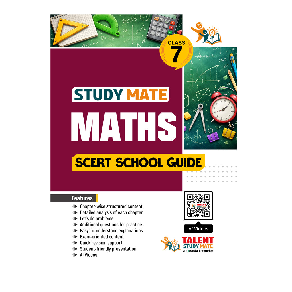 Talent Study Mate Class 7 combo School Guide With New Kerala SCERT Syllabus