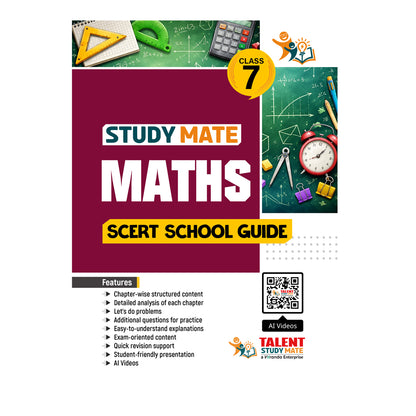 Talent Study Mate Class 7 combo School Guide With New Kerala SCERT Syllabus
