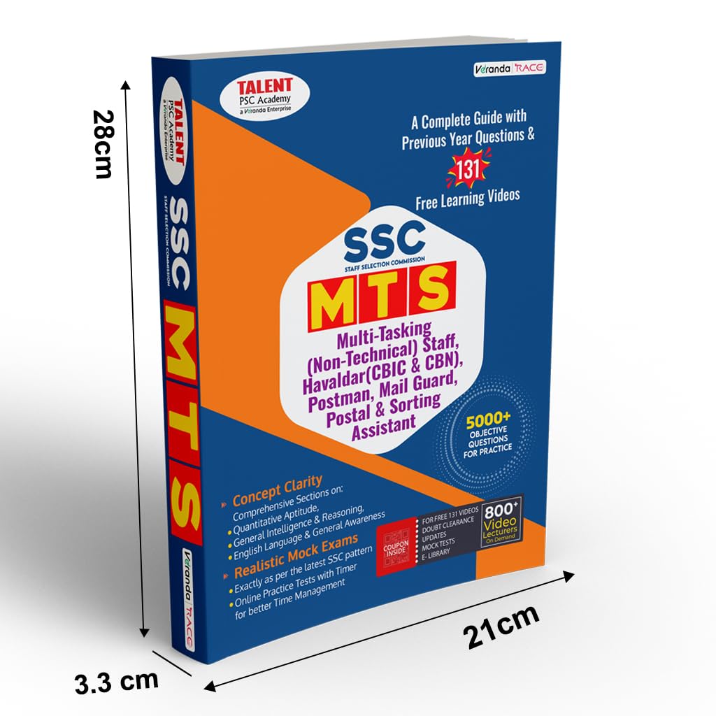 Kerala PSC SSC MTS Assistant Books By talent Academy