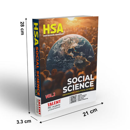 Kerala PSC HSA Social Science Rank File Books By Talent Academy