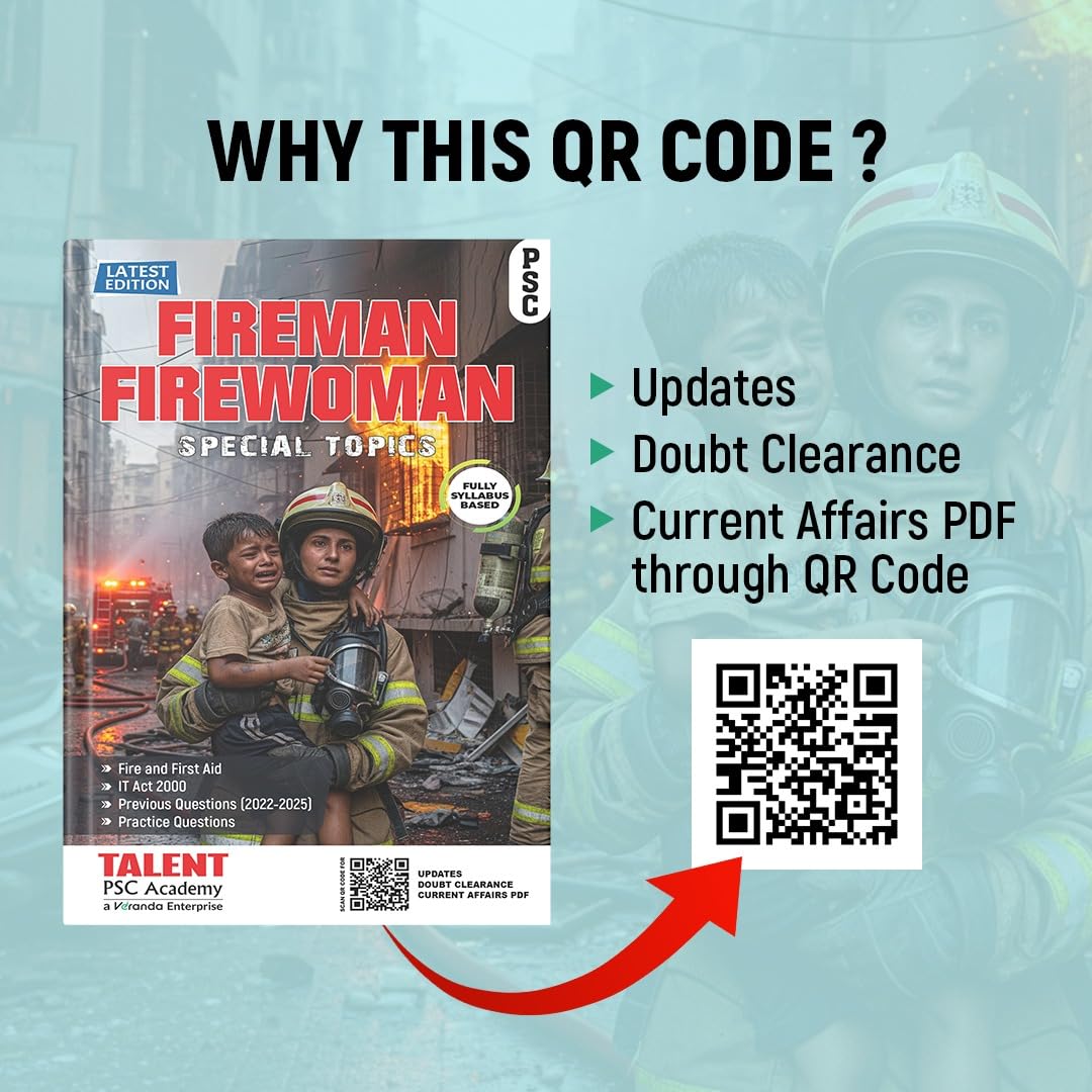 Kerala PSC Fireman/ Firewoman Special Topics Book by Talent Academy